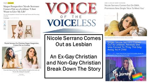 nicole lesbian|Nicole Serrano, Ex.